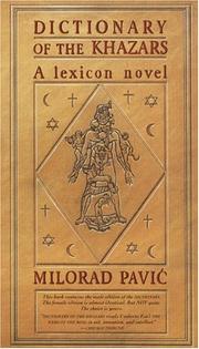 Dictionary of the Khazars cover