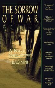 The Sorrow of War cover